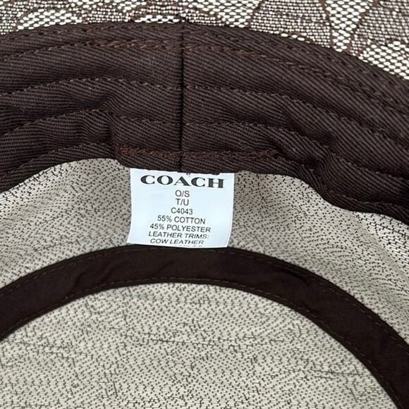 Coach Signature Jacquard Bucket Hat - Picture 4 of 6